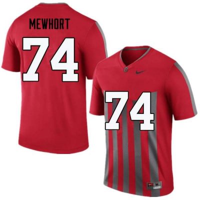 NCAA Ohio State Buckeyes Men's #74 Jack Mewhort Throwback Nike Football College Jersey PBN4045XN